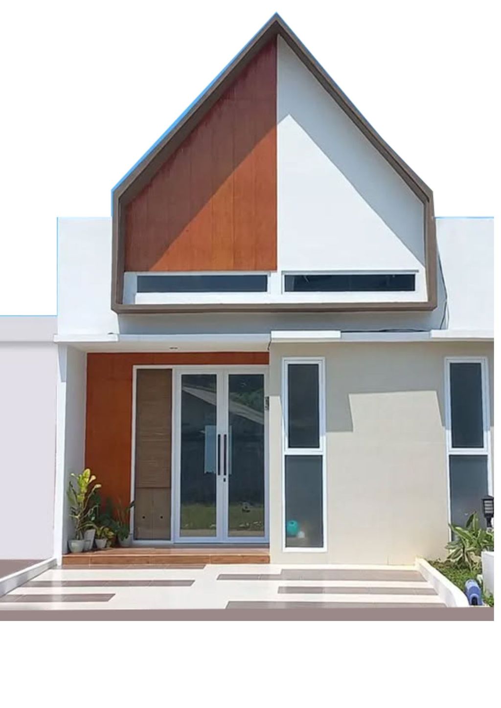 foto tampak rumah tipe 30/72 perumahan GRIYA METTA MANGALA