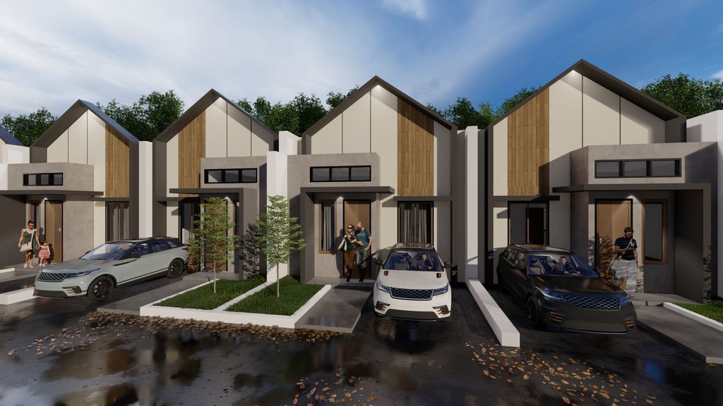 foto tampak rumah tipe SHINTA perumahan GREEN BABELAN ASRI 5