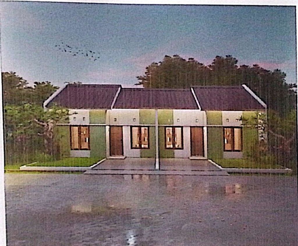 foto tampak rumah tipe 30 perumahan Graha Rachita tahap 3