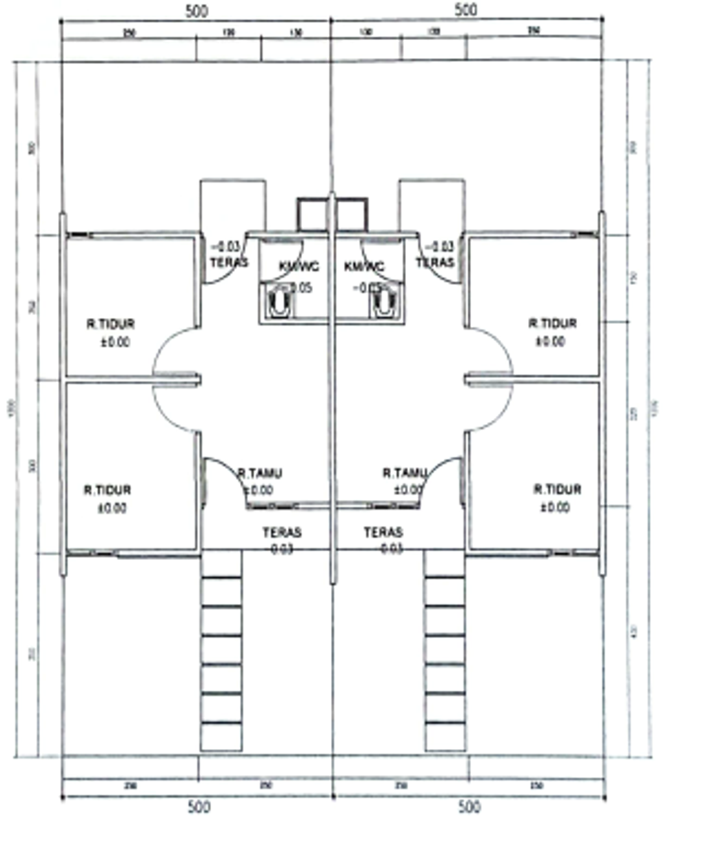 foto denah rumah tipe 27/96 CASH perumahan GRAND ANANDARA RESIDENCE