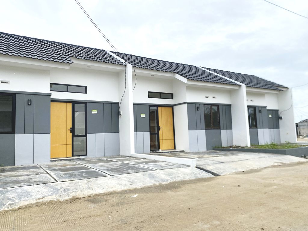 foto tampak rumah tipe TULIP perumahan SUKMA INDAH RESIDENCE 2