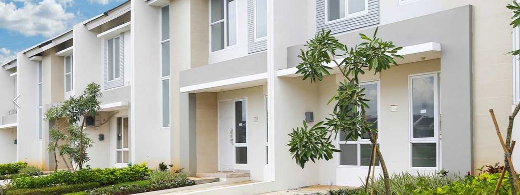 foto tampak rumah tipe NEVADA perumahan PARADISE SERPONG CITY BLOK J