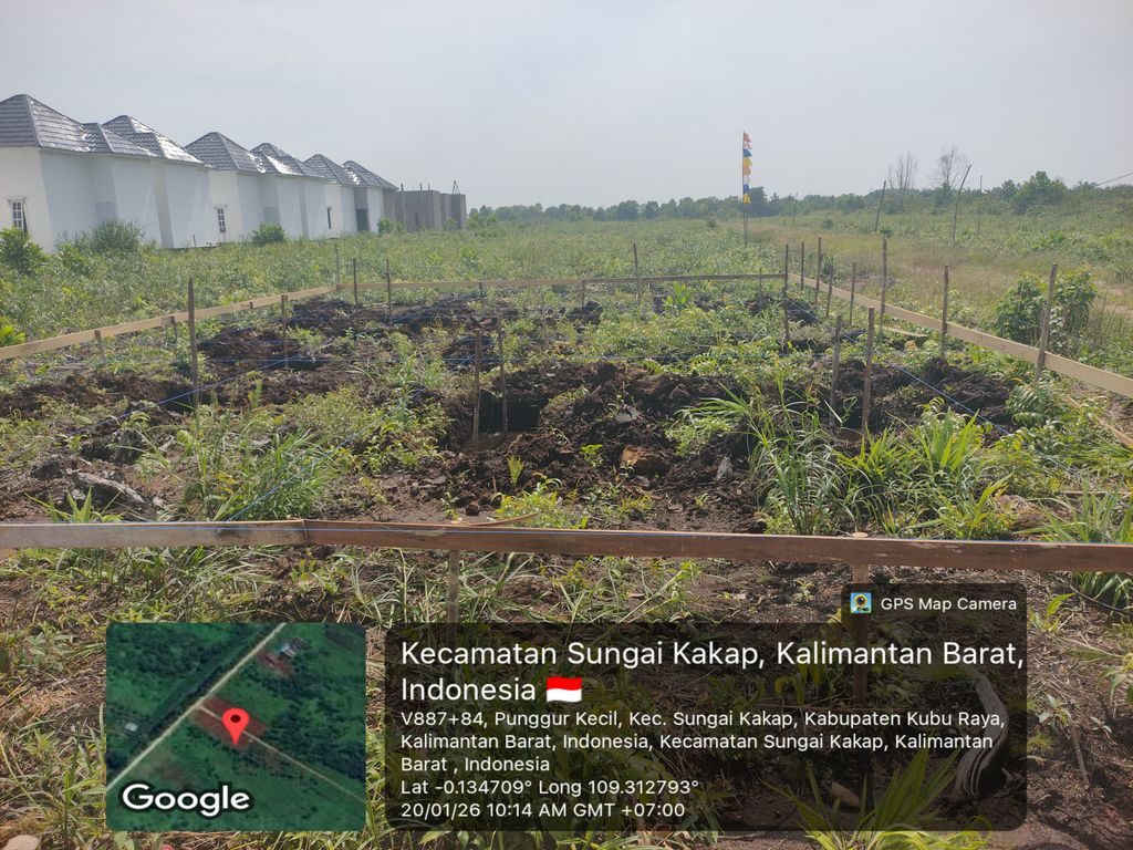 foto contoh rumah perumahan Serdam Borneo Residence