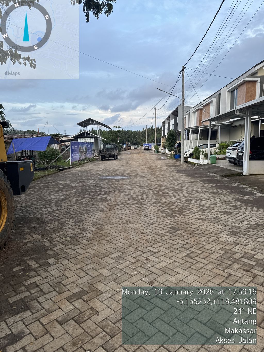 foto posisi tengah perumahan DATARAN HIJAU 2