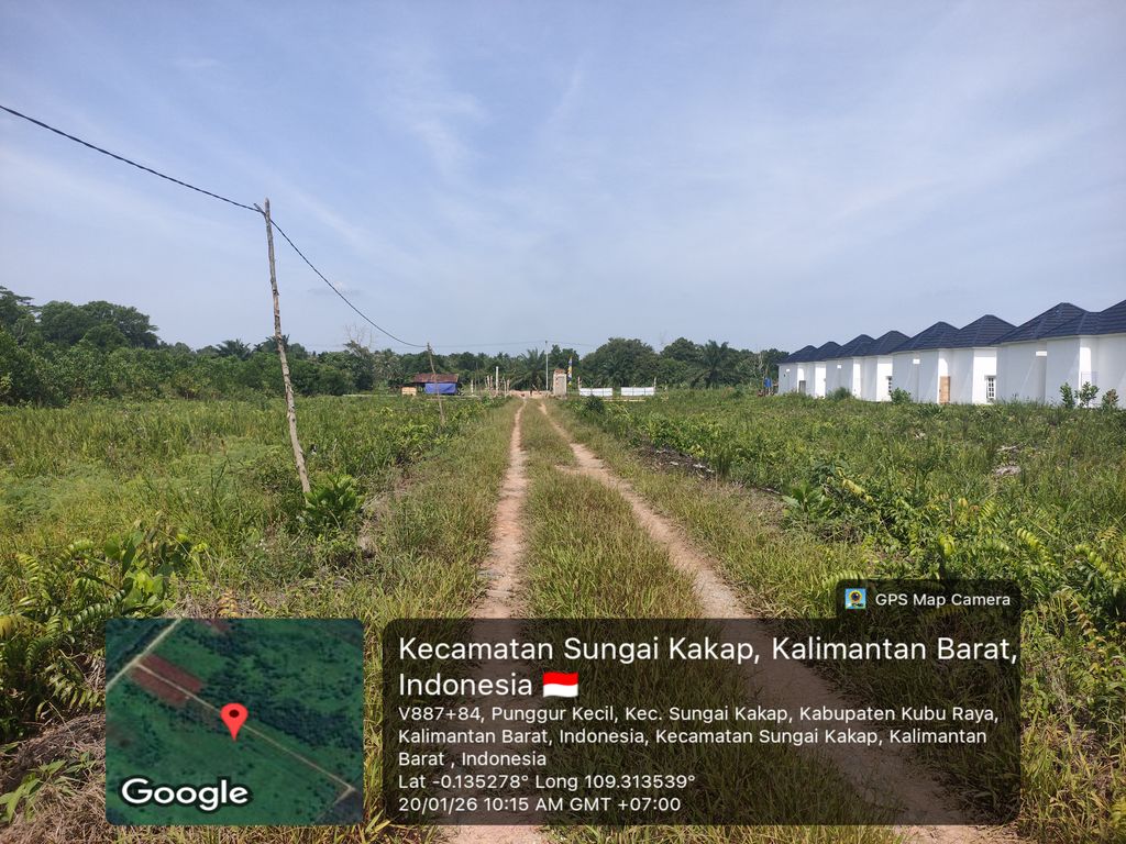 foto posisi tengah perumahan Serdam Borneo Residence