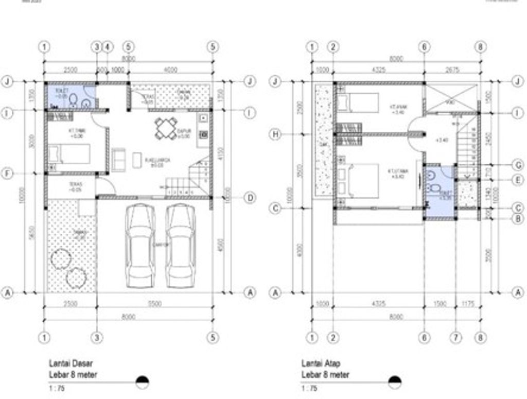foto tampak rumah tipe 80 perumahan Nangka Valley - Cluster Dieng