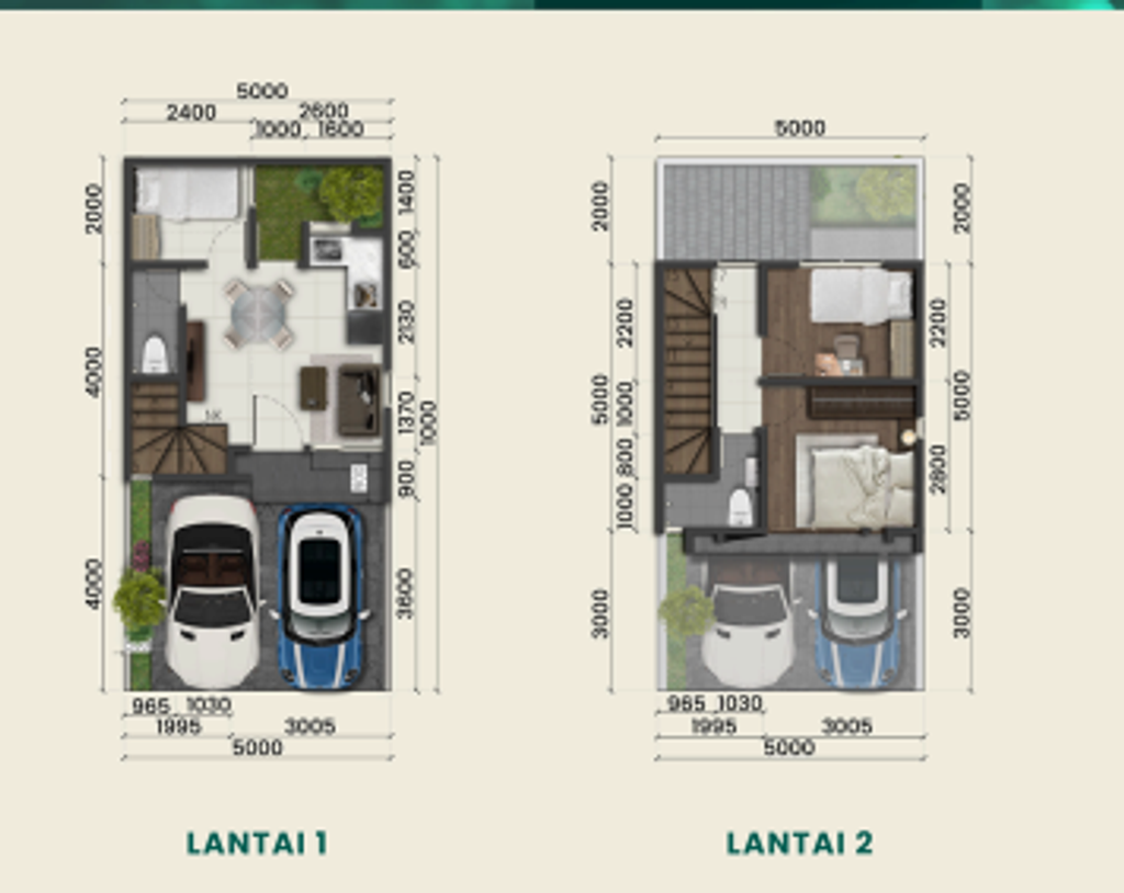 foto denah rumah tipe Peonity Hoek perumahan THE FIRST STONE EMERALD