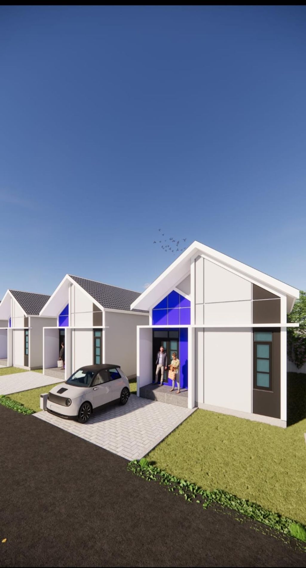 foto denah rumah tipe kavling 10 perumahan Perumahan Permata Residence 3 Sekumpul