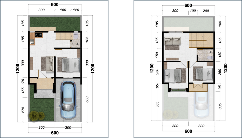 foto denah rumah tipe REGENT perumahan THE 9 PANGESTU