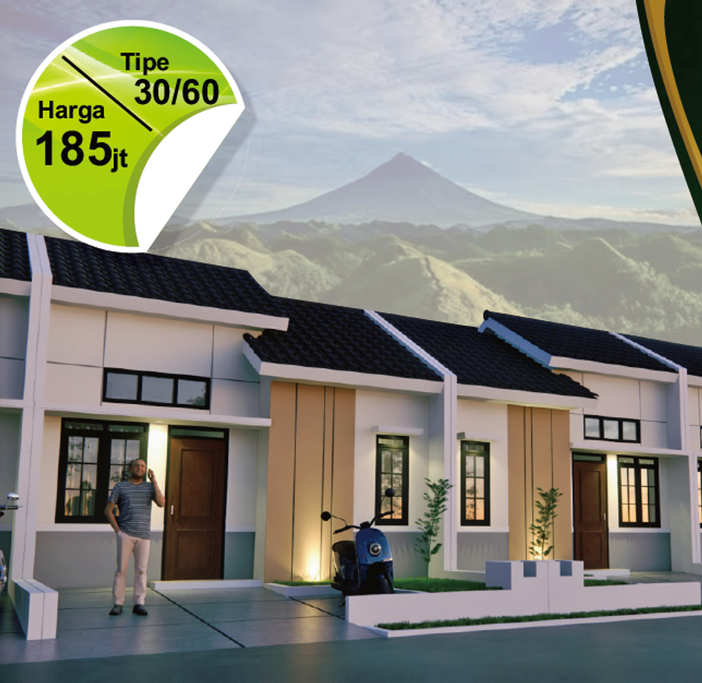 foto tampak rumah tipe 30/60 perumahan TAMAN ALAMANDA ASRI