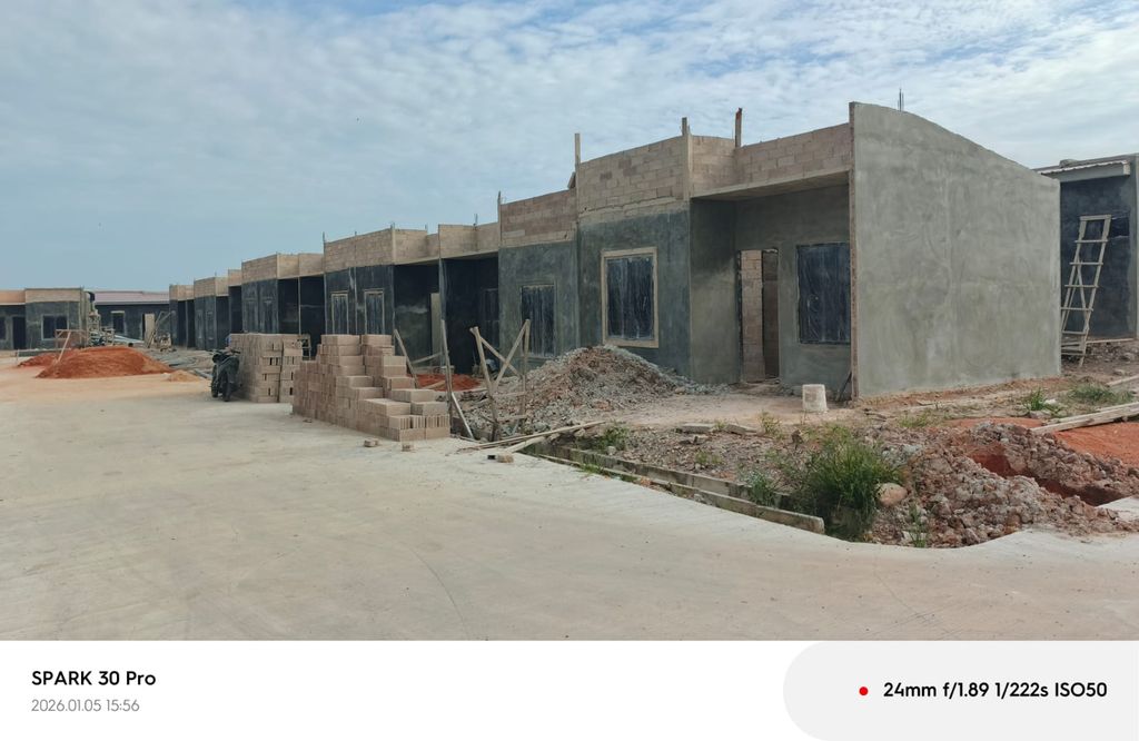 foto tampak rumah tipe 30/85 perumahan BLOK SERUNI KAWASAN DEVIN SPRING GARDEN