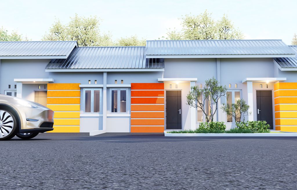 foto tampak rumah tipe 28/72 (SUBSIDI) perumahan KOMPLEK PERUMAHAN GLORY RAFFLES 1