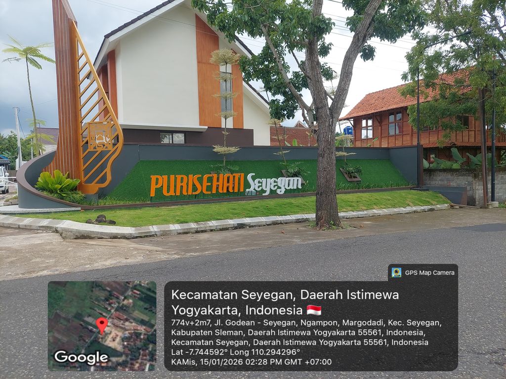 foto gerbang perumahan Puri Sehati Seyegan