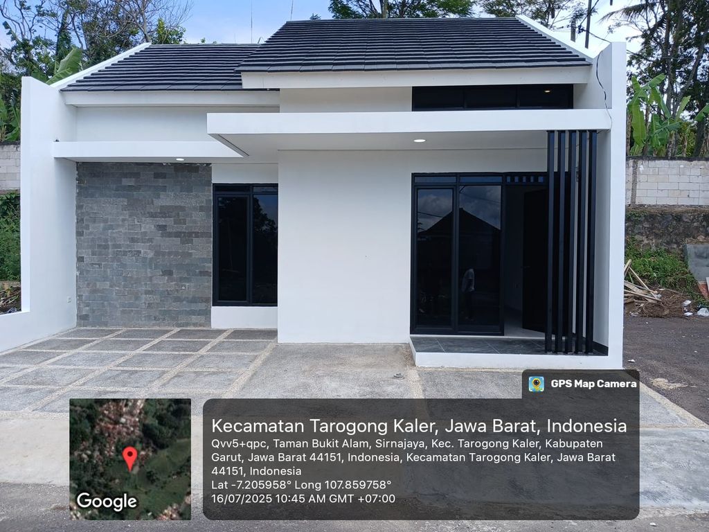 foto tampak rumah tipe 32/63 perumahan peak garden