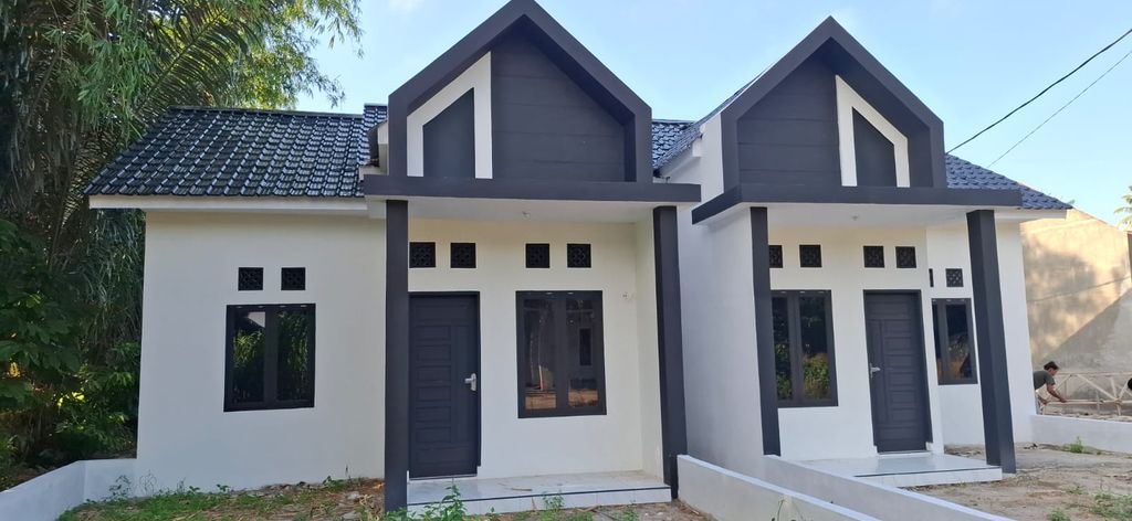 foto tampak rumah tipe 36 perumahan RAFTHA VILLAGE 2