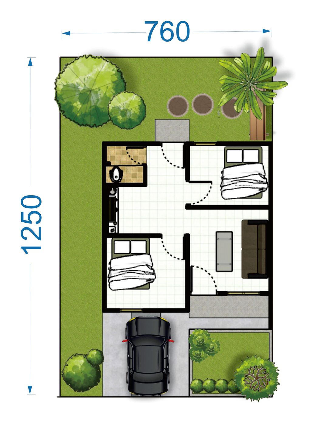 foto denah rumah tipe PERUMAHAN CATUR KENCANA UTAMA (TAHAP II) perumahan PERUMAHAN CATUR KENCANA UTAMA (TAHAP II) TIPE 36