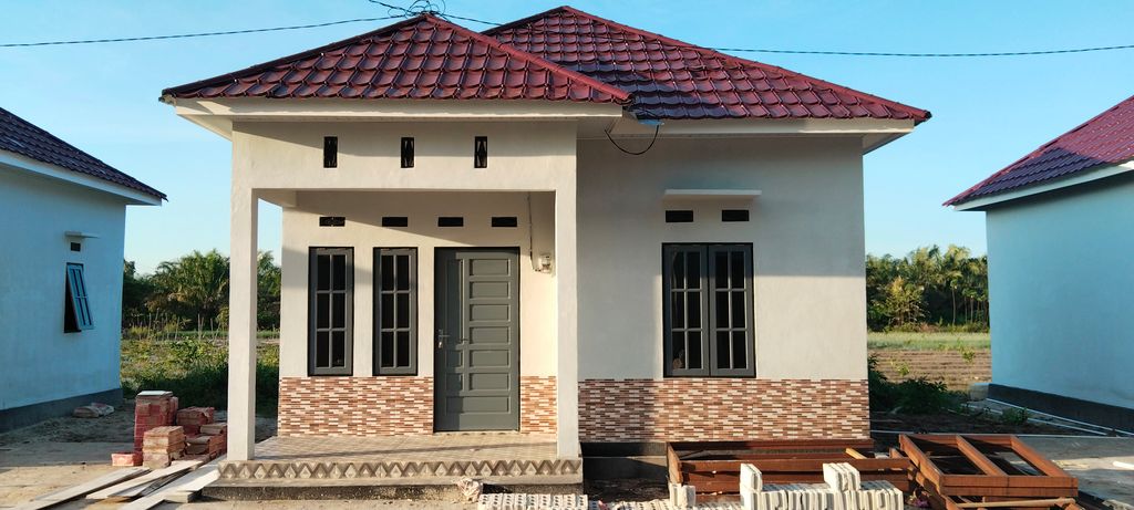 foto tampak rumah tipe Rumah Tinggal Tunggal 36 perumahan Green Kobes Property