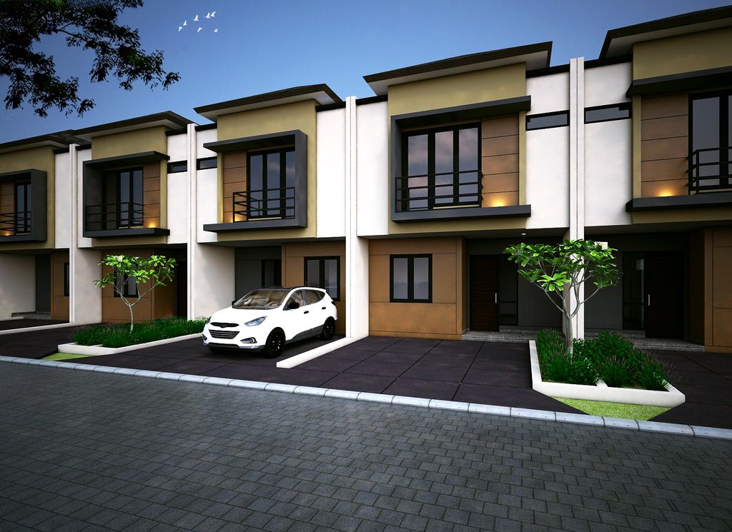 foto tampak rumah tipe 72/69 D-2 perumahan KSO PURI CEMPAKA