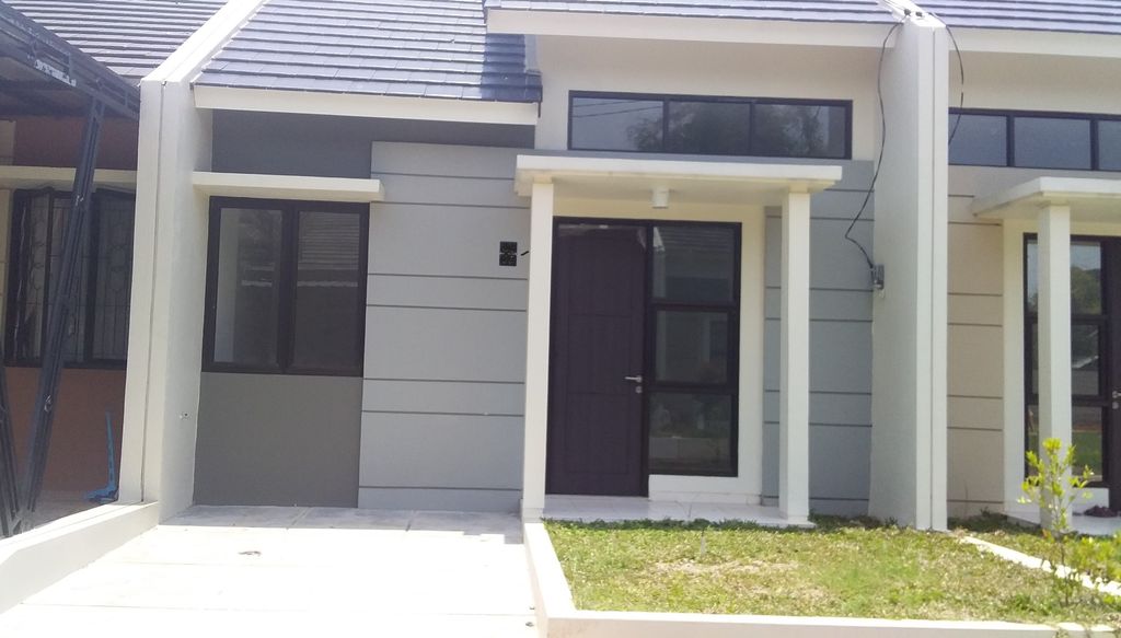 foto tampak rumah tipe 72/38 C-1 perumahan KSO PURI CEMPAKA