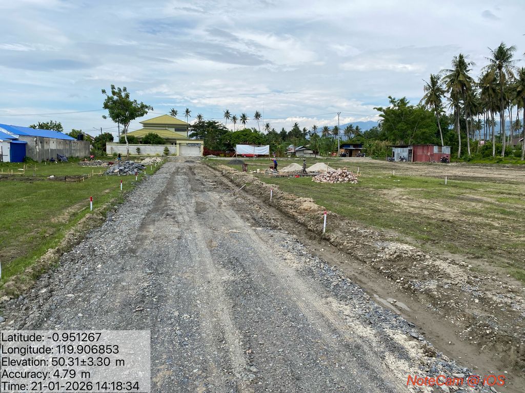 foto posisi tengah perumahan Bella Residence