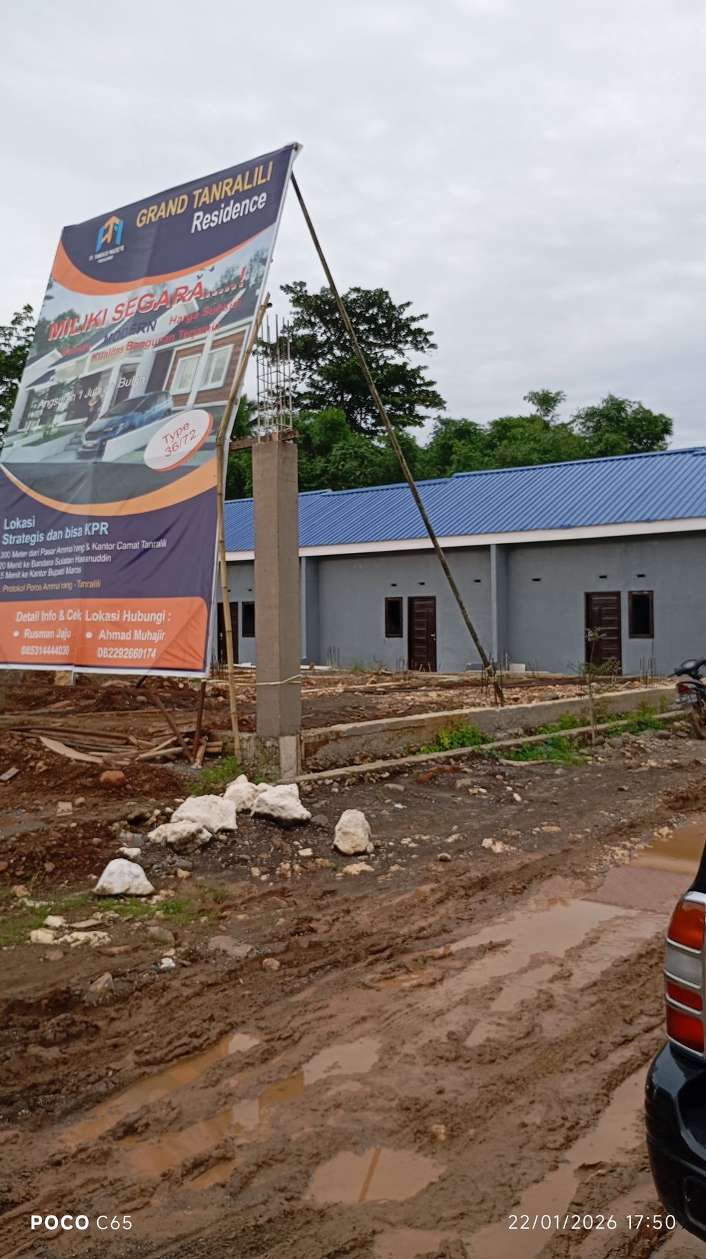 foto gerbang perumahan Grand Tanralili Residence