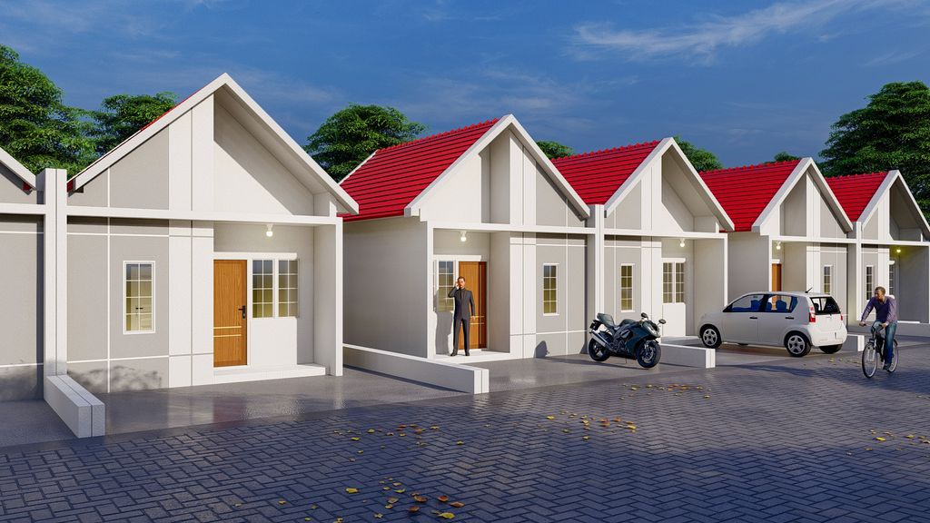 foto tampak rumah tipe 30 Baru perumahan PERUMAHAN GENDIS REGENCY 3