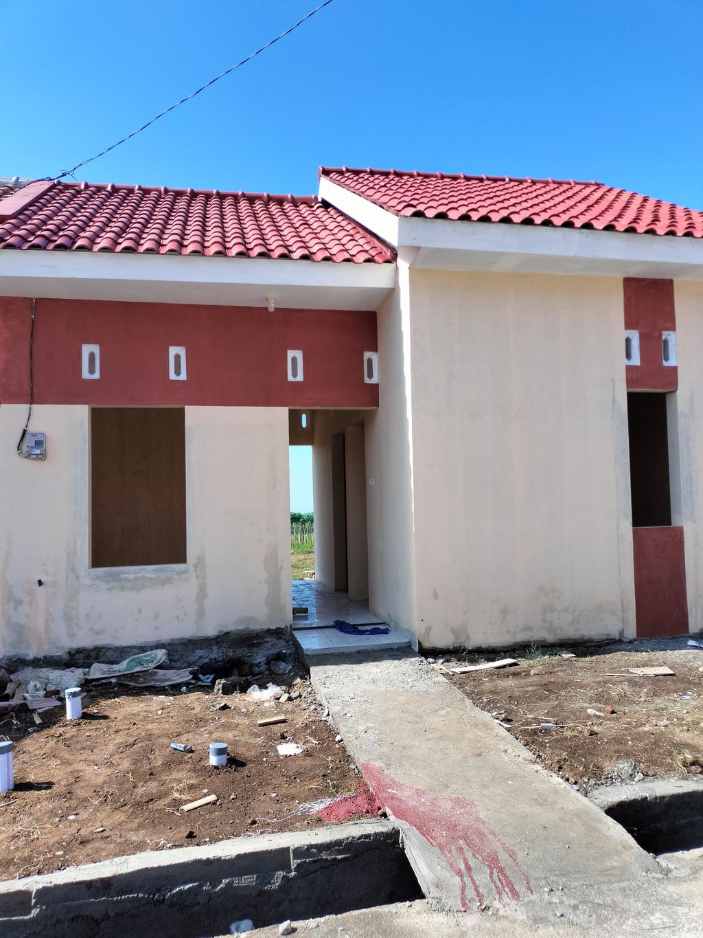 foto tampak rumah tipe 27/64 perumahan GRIYA PANDEYAN KENCANA TAHAP 3