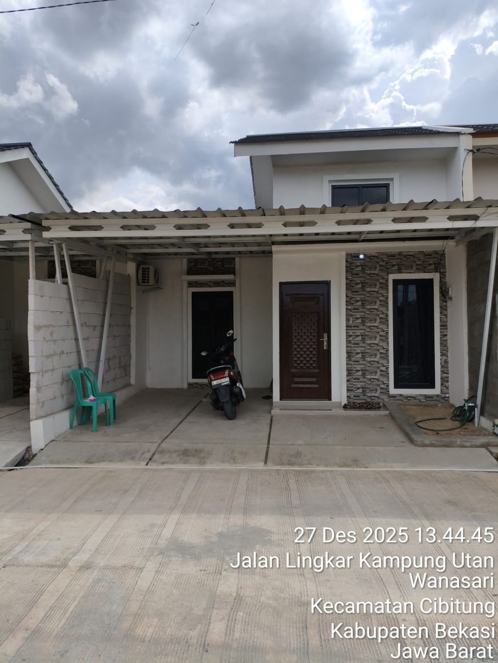 foto tampak rumah tipe 36/62 perumahan GRAND HARSA RESIDENCE