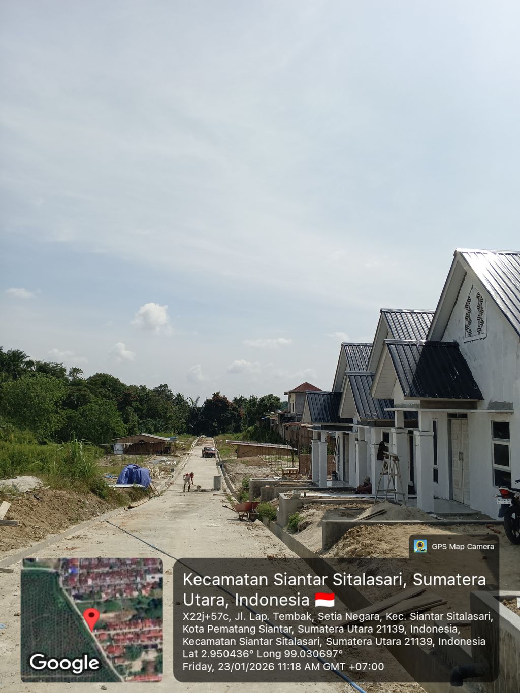 foto posisi tengah perumahan THALIA GREEN VELLEY