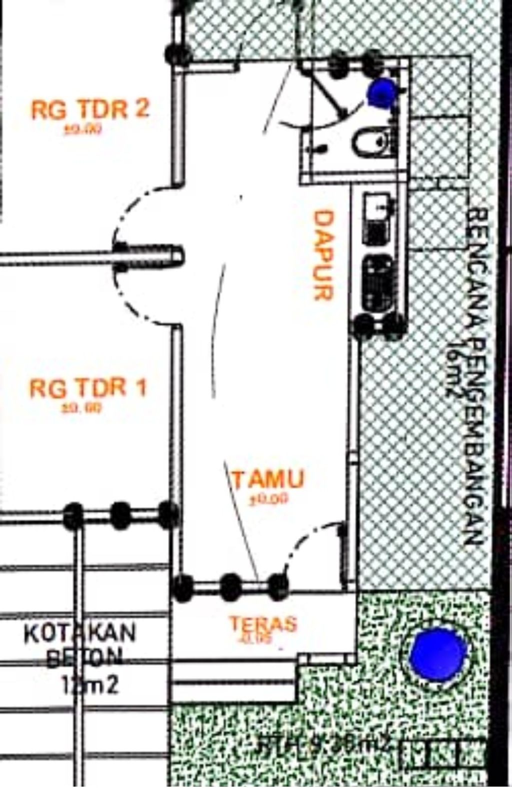 foto denah rumah tipe SUBSIDI perumahan XAVIER RECIDENCE