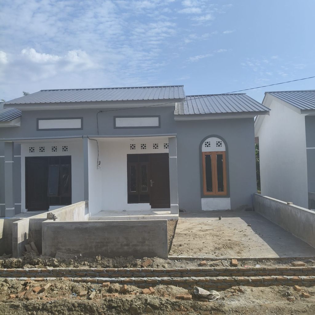 foto tampak rumah tipe subsidi perumahan TURI MAS REGENCY II