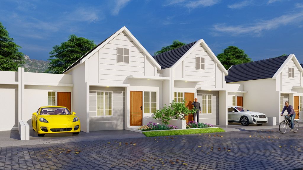 foto tampak rumah tipe 45 perumahan PERUMAHAN GENDIS REGENCY 3