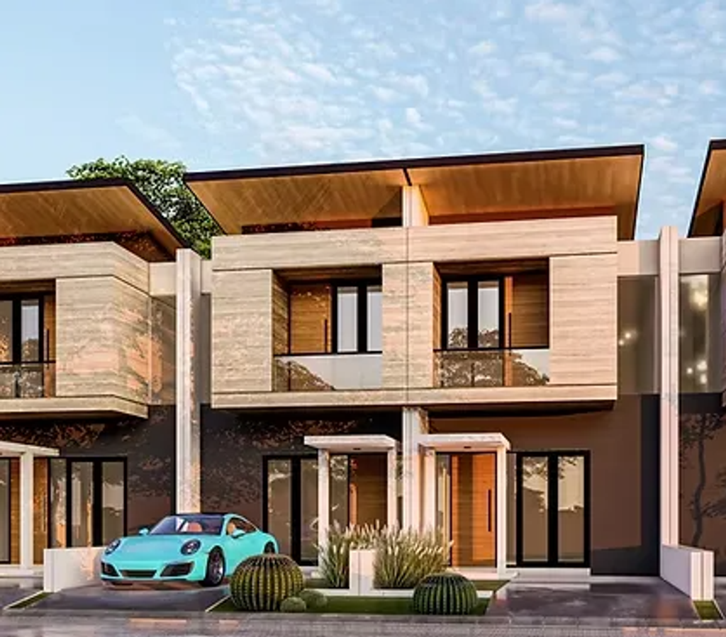 foto tampak rumah tipe 66/60 (5x12) perumahan ALANA REGENCY WONOREJO