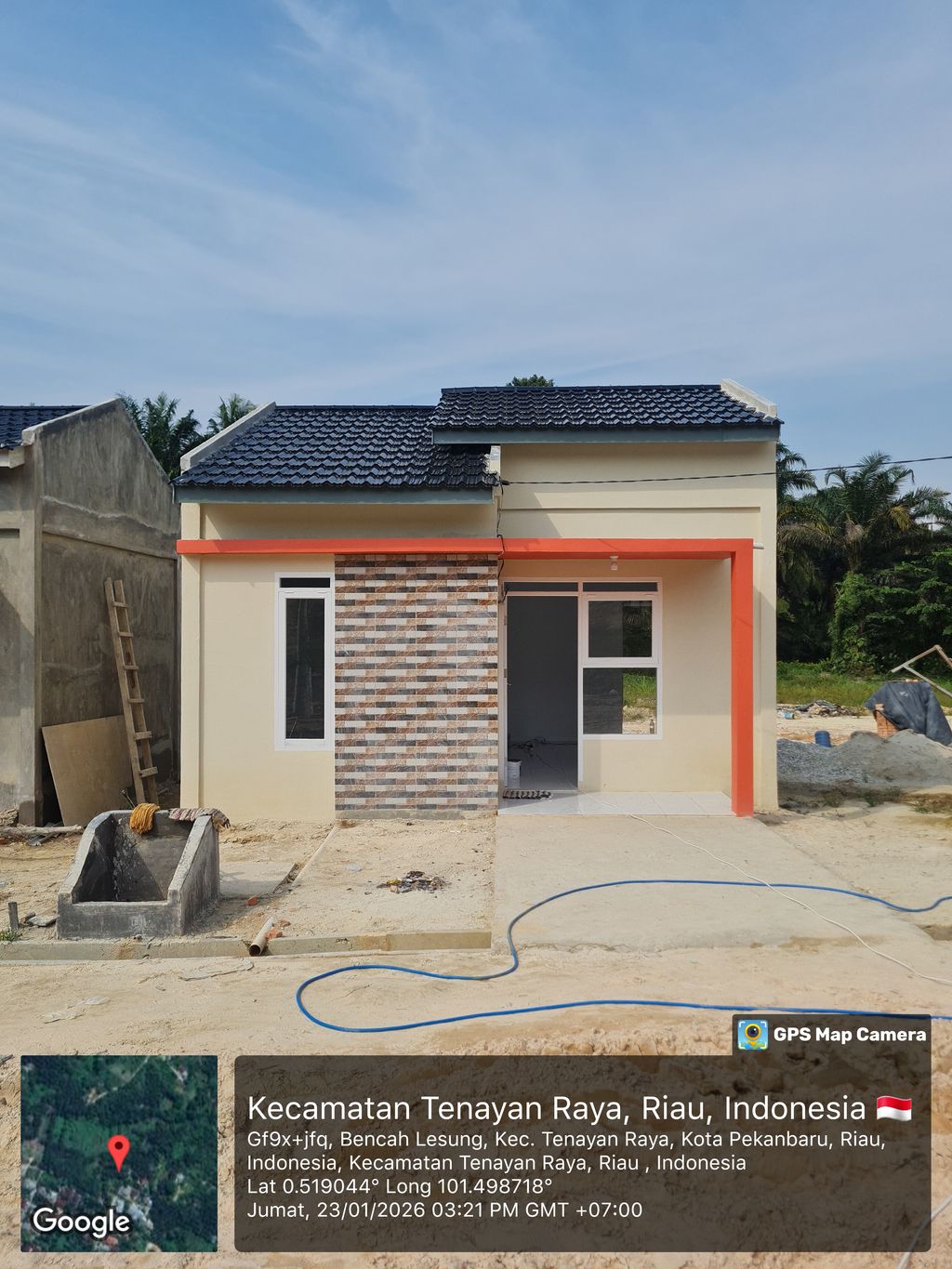 foto contoh rumah perumahan Mutiara Jaya II