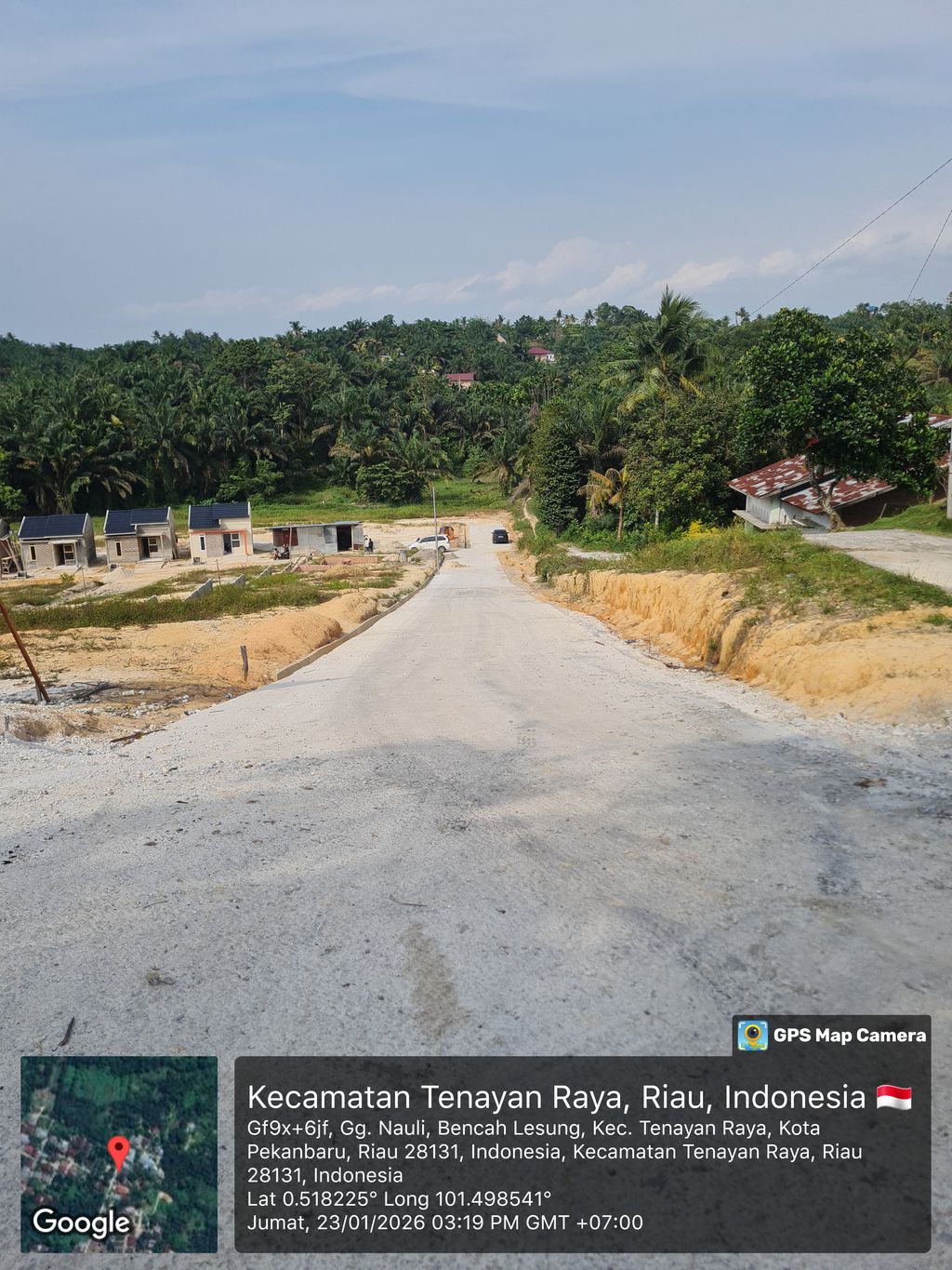 foto gerbang perumahan Mutiara Jaya II