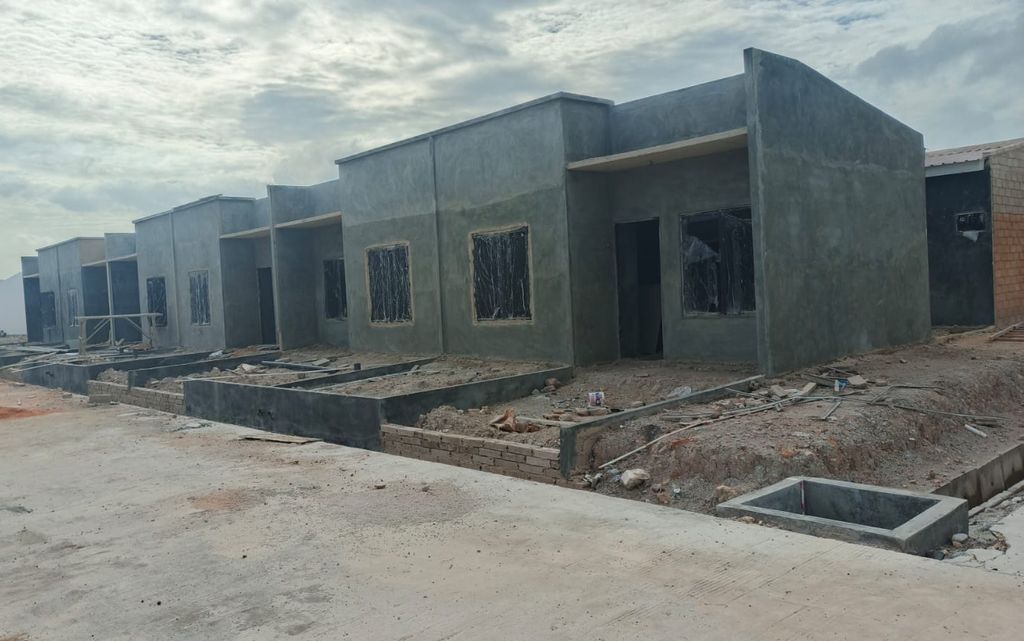 foto tampak rumah tipe 30/80 perumahan BLOK SERUNI KAWASAN DEVIN SPRING GARDEN