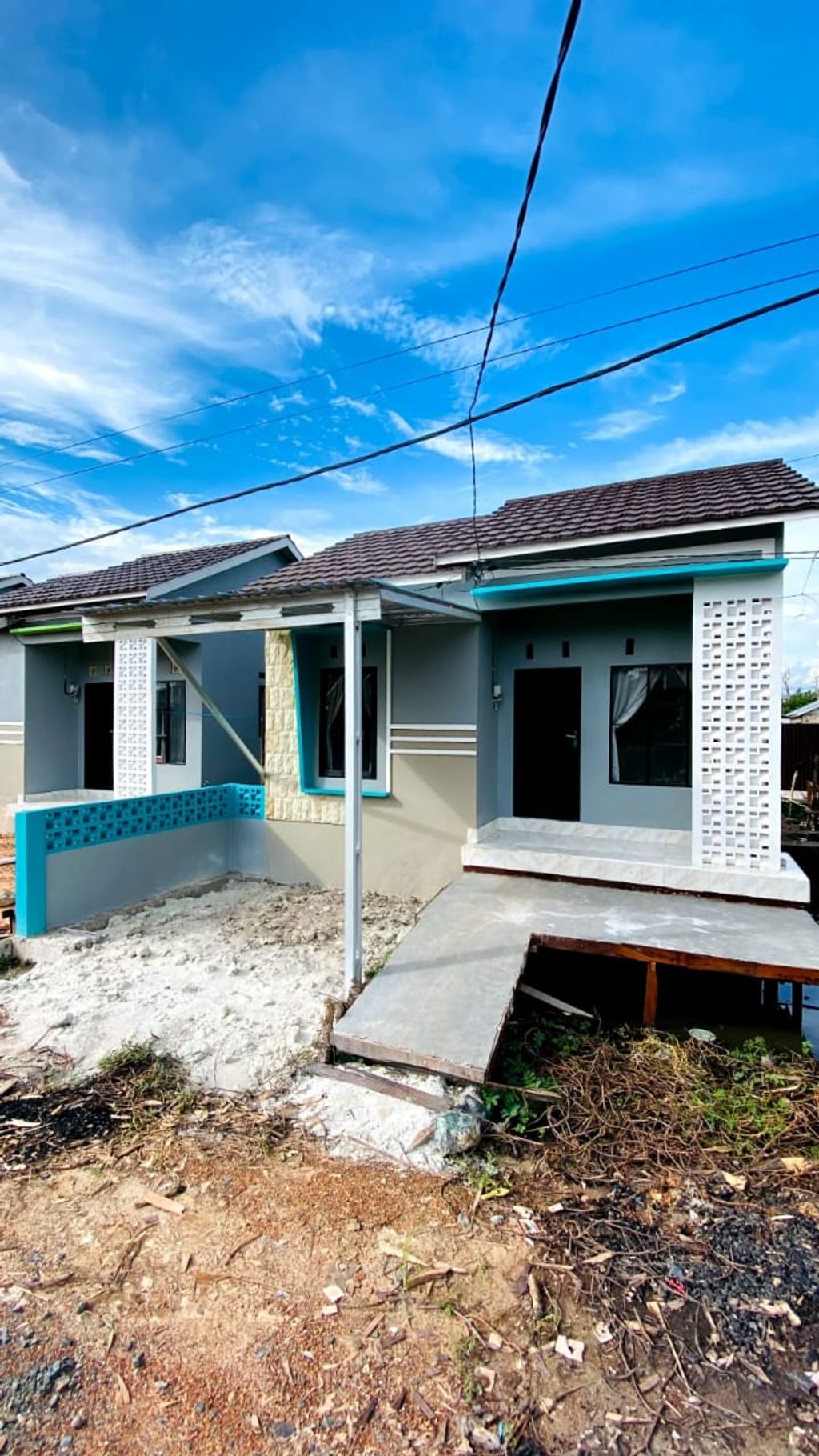 foto tampak rumah tipe 36 perumahan MUTIARA ASRI VILLAGE