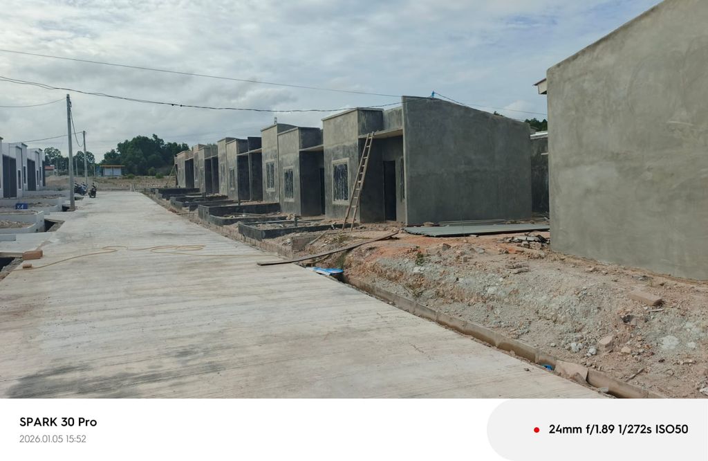 foto tampak rumah tipe 30/113 perumahan BLOK SERUNI KAWASAN DEVIN SPRING GARDEN