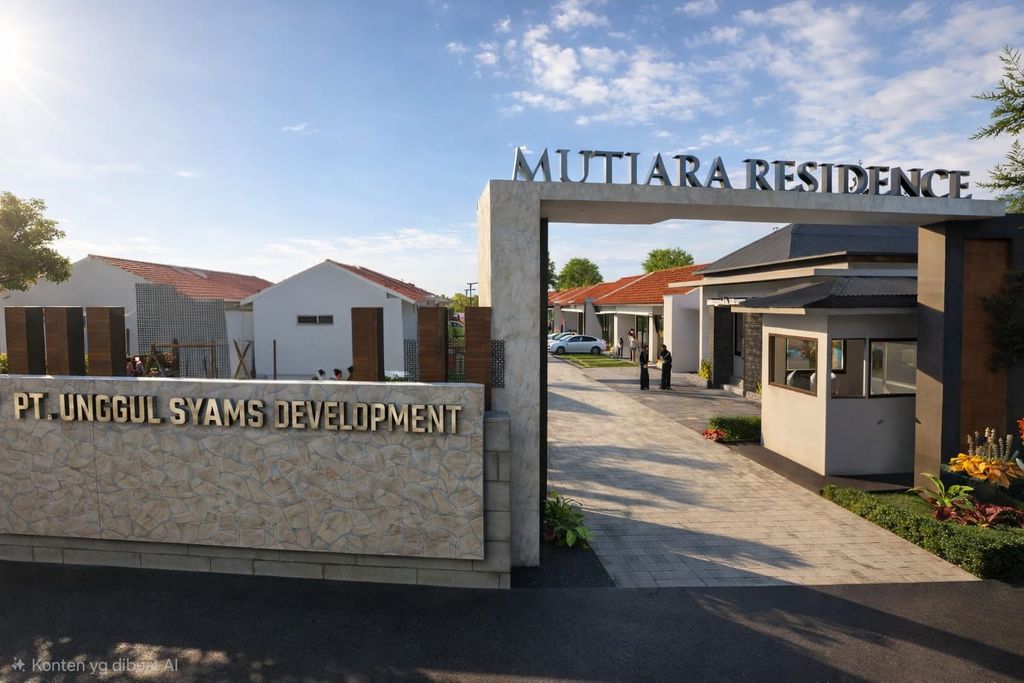 foto gerbang perumahan MUTIARA RESIDENCE