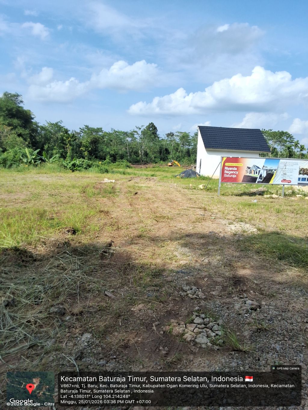 foto posisi tengah perumahan RIYANDA REGENCY BATURAJA