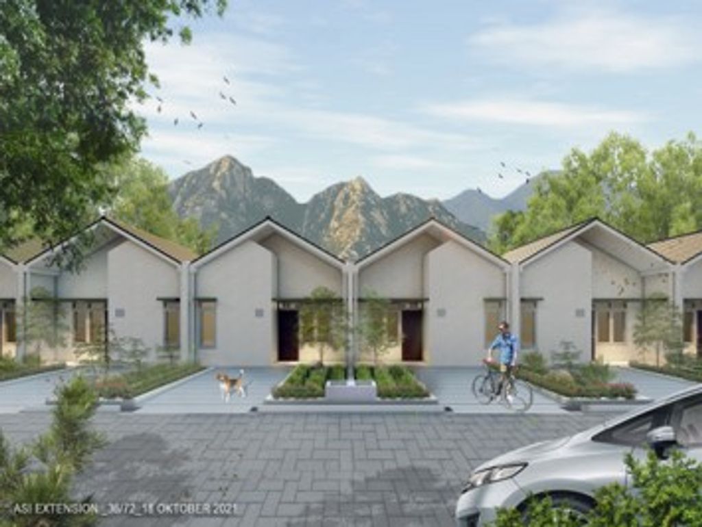 foto tampak rumah tipe 36/72 310 perumahan ALAM SANGGAR INDAH EXTENSION