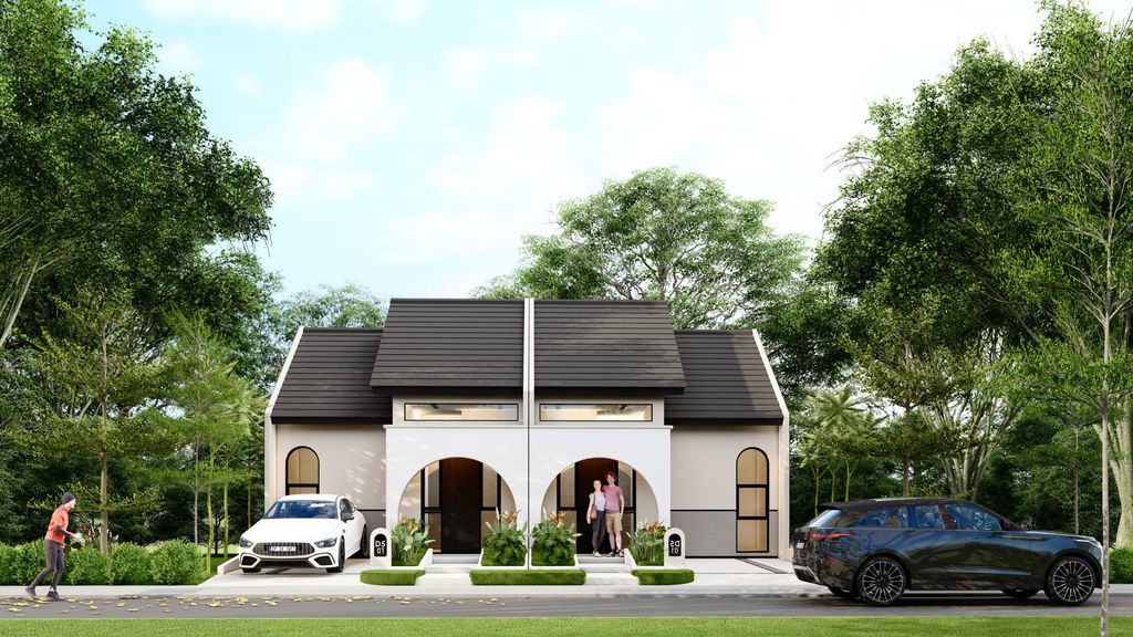 foto tampak rumah tipe 38 perumahan PESONA KAHURIPAN 10