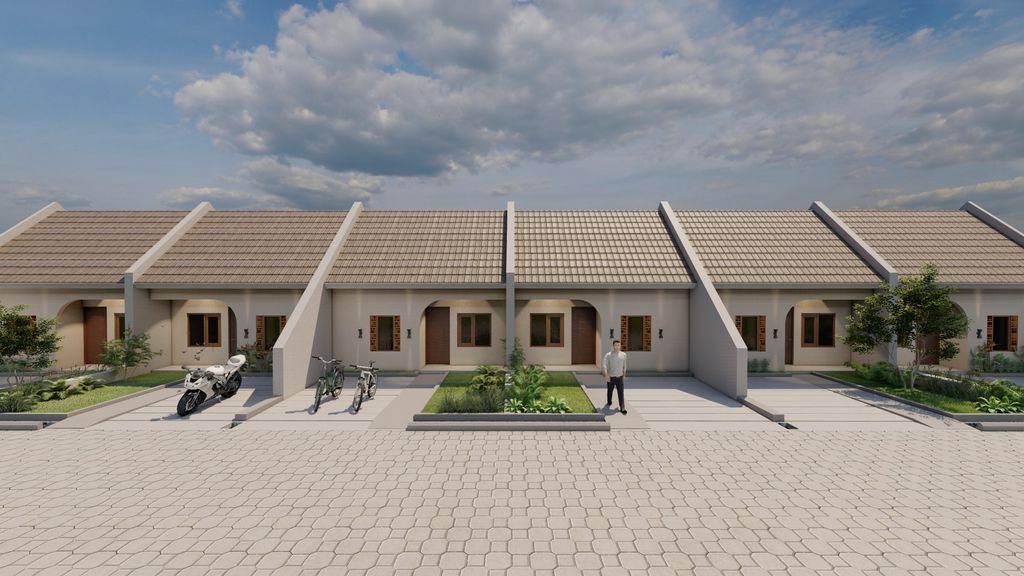 foto tampak rumah tipe 31/72 249 Per 2026 perumahan SANGGAR INDAH PALASTRI