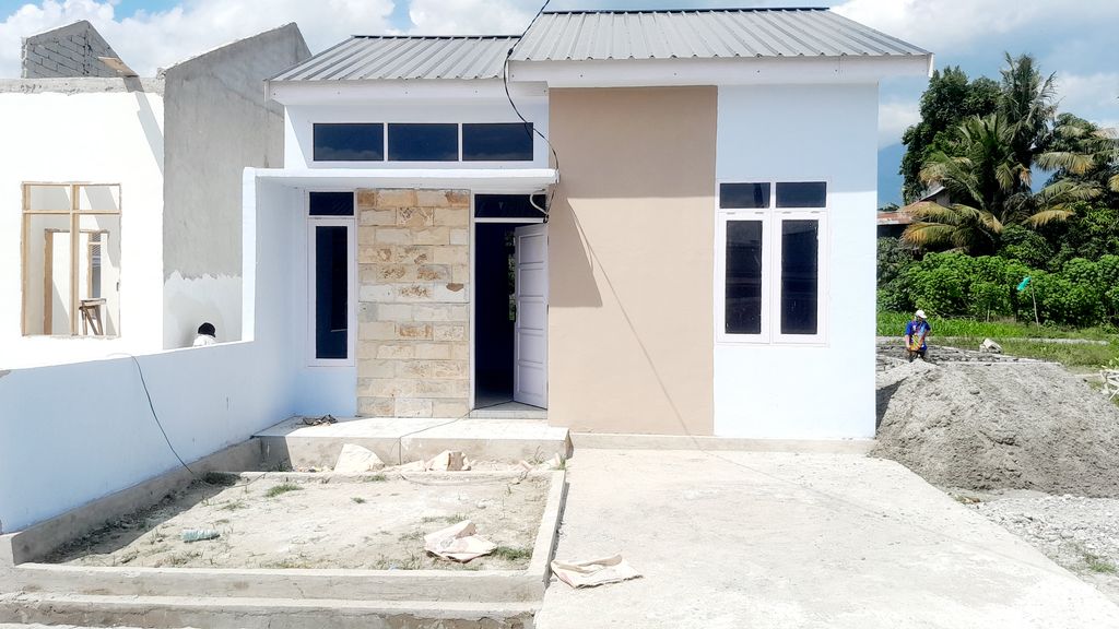 foto tampak rumah tipe 36 perumahan TINGGEDE VIEW 5 TAHAP 2