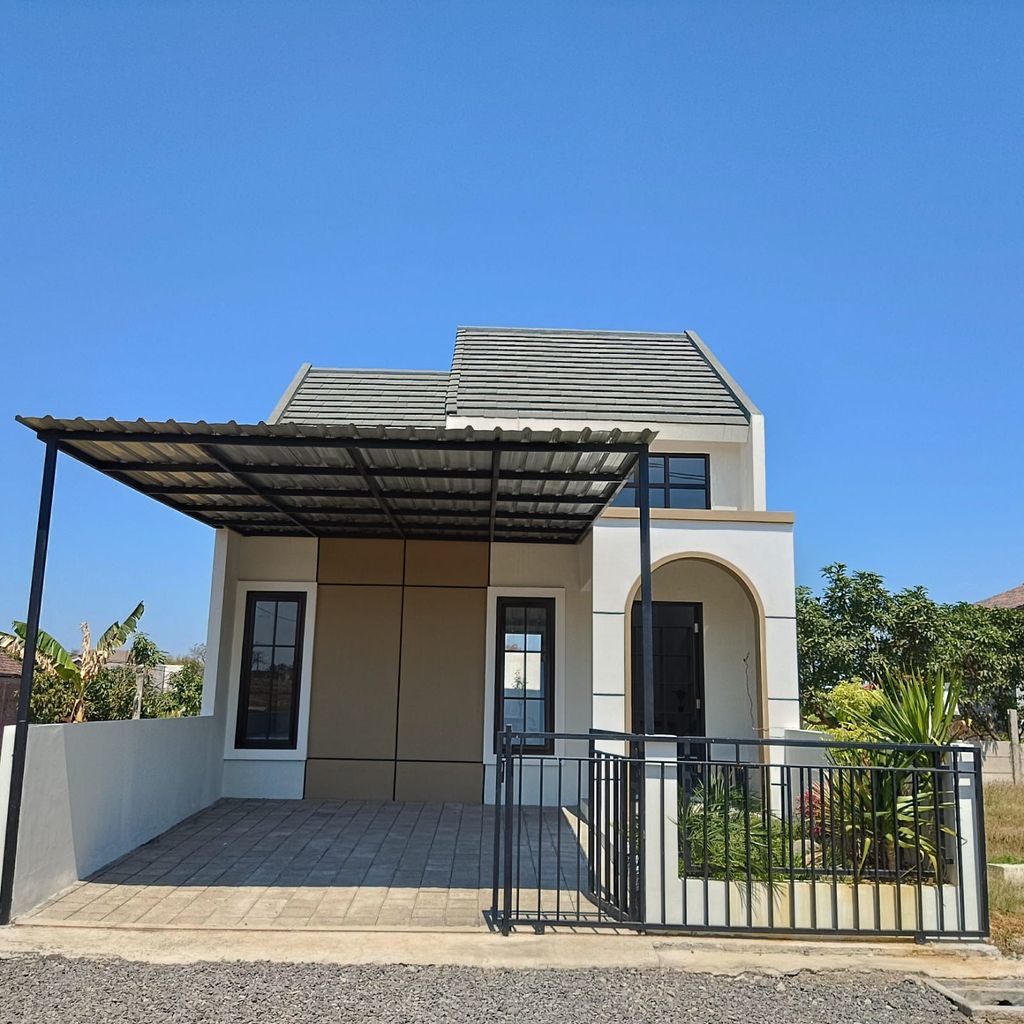 foto tampak rumah tipe Emerald perumahan GRAND WATES TANJUNG