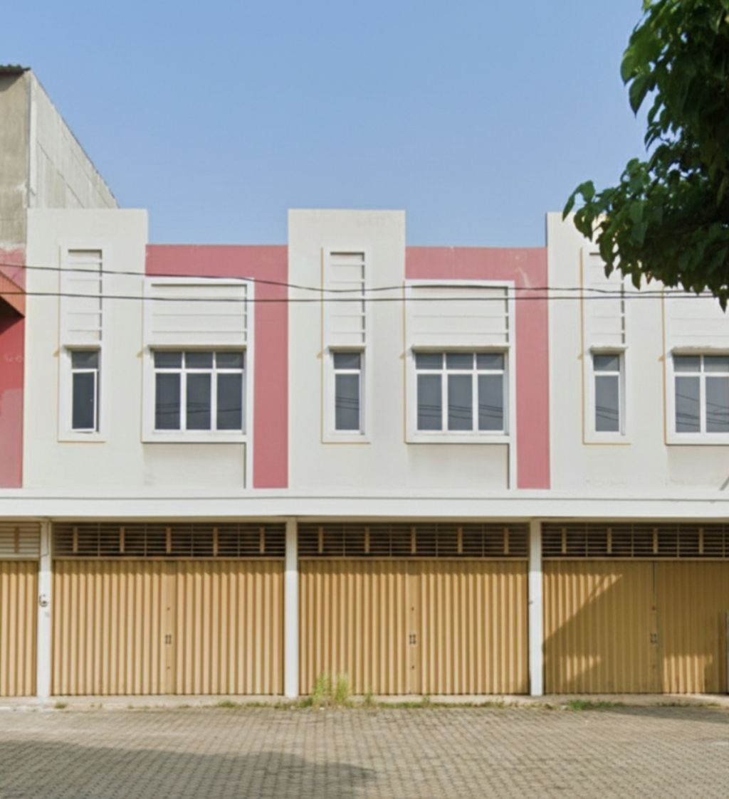 foto tampak rumah tipe Ruko 160 perumahan PERMATA GALAXY