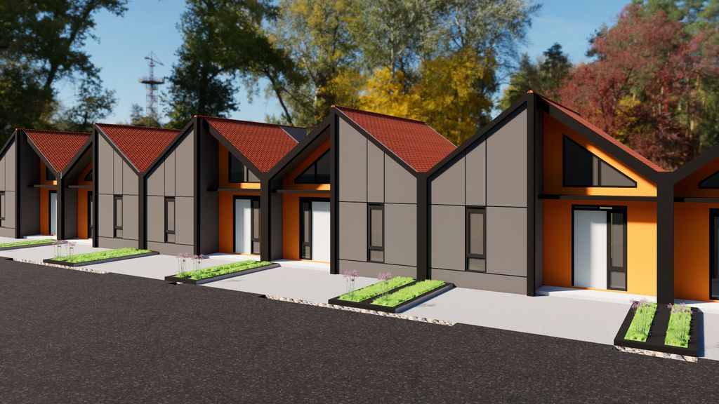 foto tampak rumah tipe EL HAGO TAHAP 2 (166JT) perumahan EL HAGO RESIDENCE TAHAP II