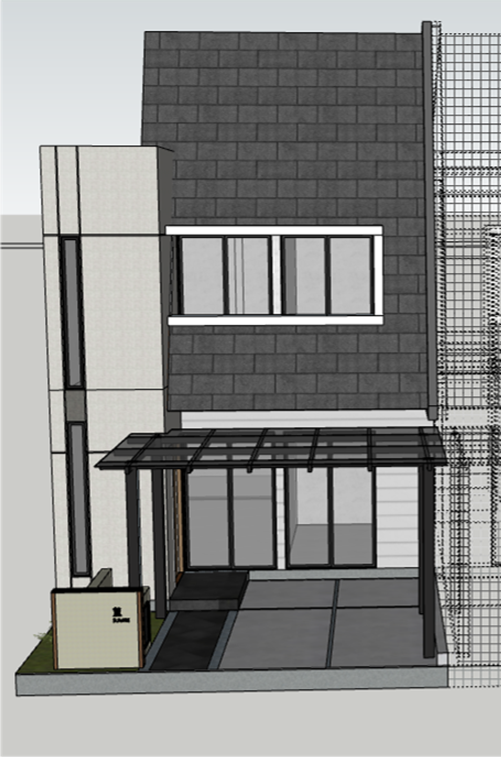 foto tampak rumah tipe SUMIRE F.08.06 perumahan MORIZONO