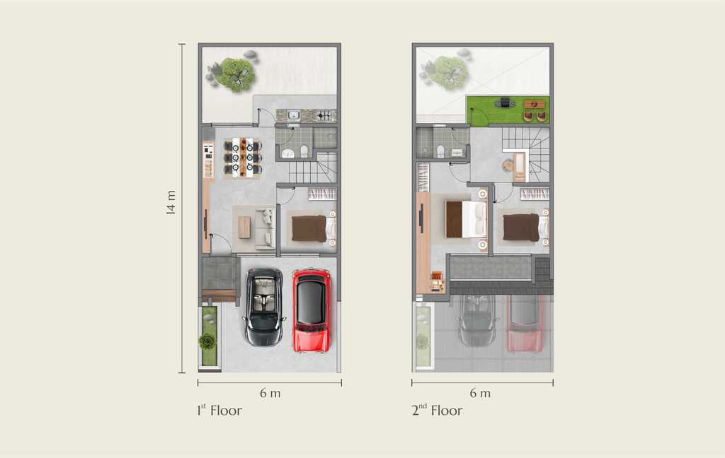 foto denah rumah tipe SUMIRE F.08.06 perumahan MORIZONO