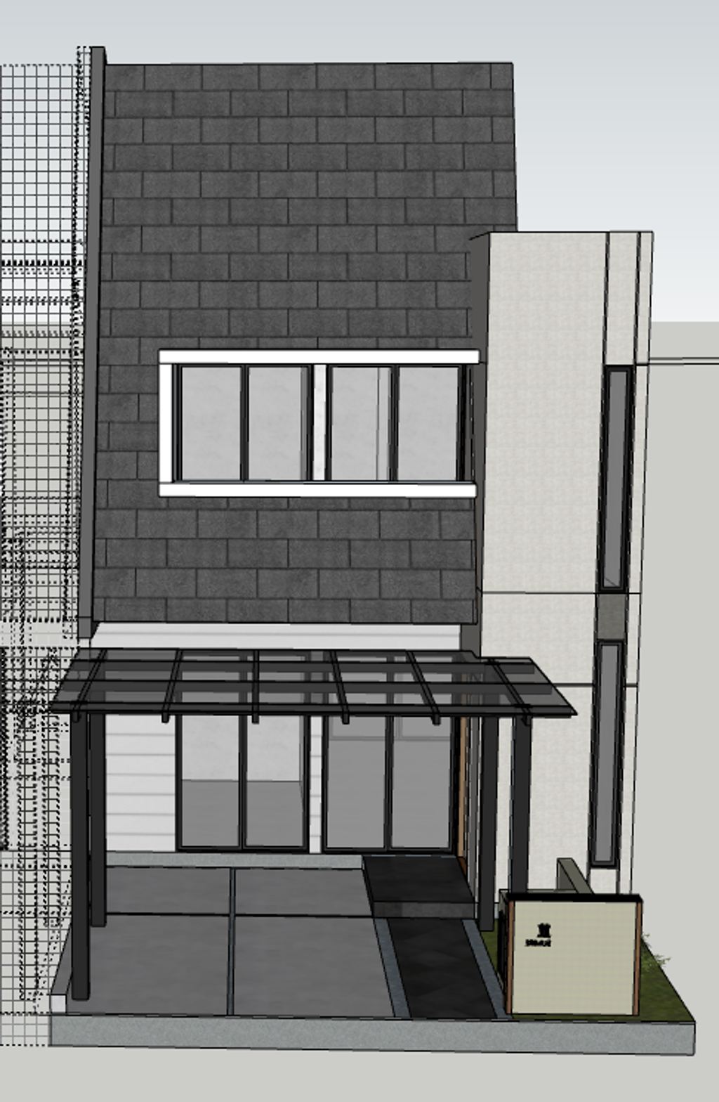 foto tampak rumah tipe SUMIRE F.08.12 perumahan MORIZONO